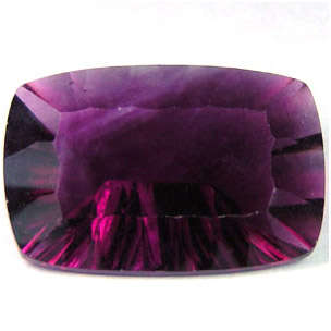 Unbelievable 23.89ct Deep Amethyst purple concave cut Fluorite!