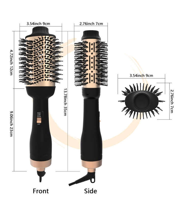 Ceramic Covered Salon professional One Step 2-in-1 Hair Dryer Brush & Volumizer