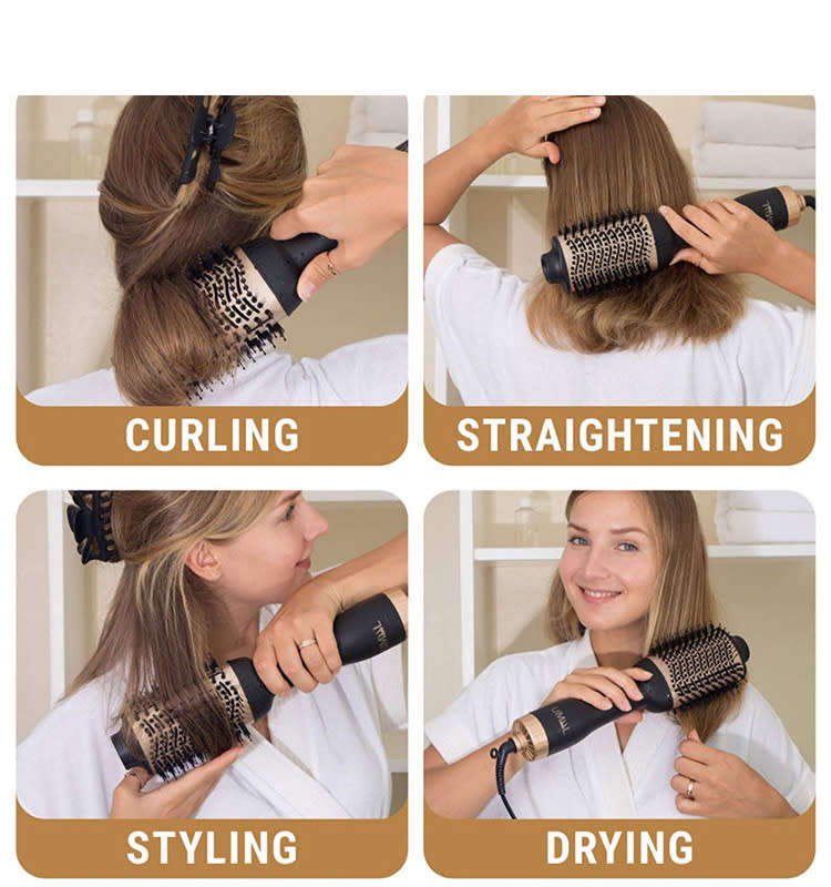Ceramic Covered Salon professional One Step 2-in-1 Hair Dryer Brush & Volumizer