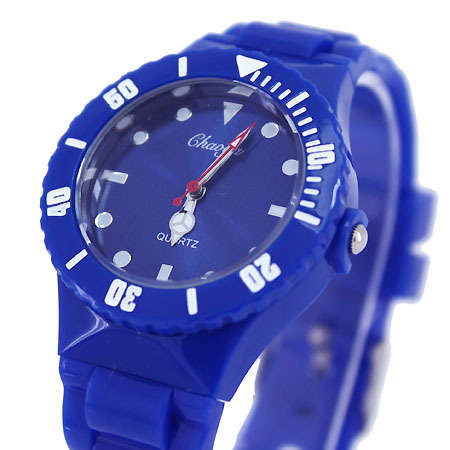 High Quality PU Strap Quartz Wristwatch (Stainless Steel Back)