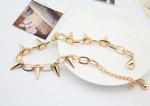 Gothic 9ct GP Rivet Chain - Necklace (Choker)
