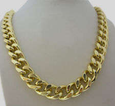 High Quality! 6mm x 600mm 9ct GP Italian Curb Link Chain