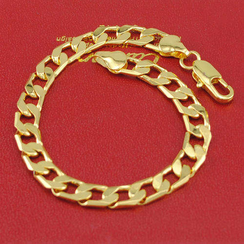STUNNING! 9ct Solid Gold Filled Bracelet - 8mm x 215mm