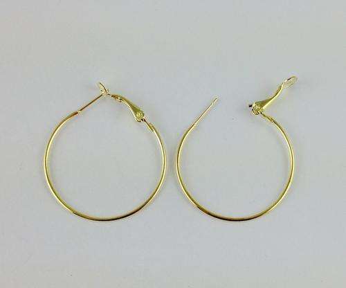 9ct GP Hoop Earrings 34mm
