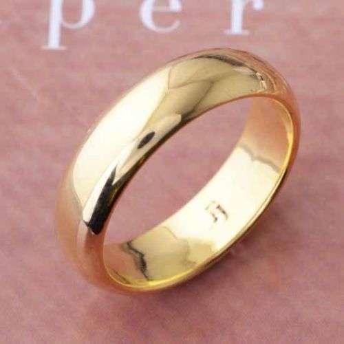 9ct Gold Filled Mens Wedding Band, Size V 1/2 (NOT Fusion Or Plated)!