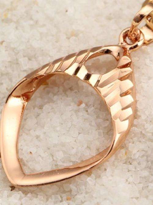 BEAUTIFUL! 18ct Rose Gold Filled Pendant (NOT Fusion Or Plated)!