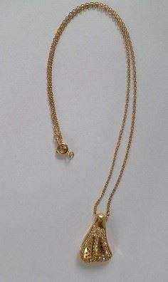 BEAUTIFUL! 18ct Gold Filled Chain & Pendant (NOT Fusion Or Plated)!