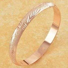 BEAUTIFUL! 9ct Solid Rose Gold Filled Bangle (NOT Fusion Or Plated)!