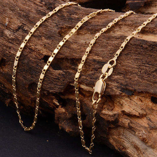 ELEGANT! 18ct Gold Filled Chain - 2mm x 570mm (NOT Fusion Or Plated)!