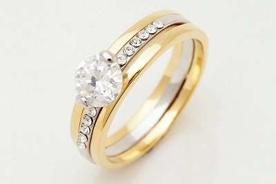 BEAUTIFUL! 10ct Gold Filled With Lab Sapphire Ring - Size 10 (NOT Fusion or Plated)!