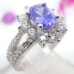 R2000 SAPPHIRE RING CAST IN SOLID SILVER