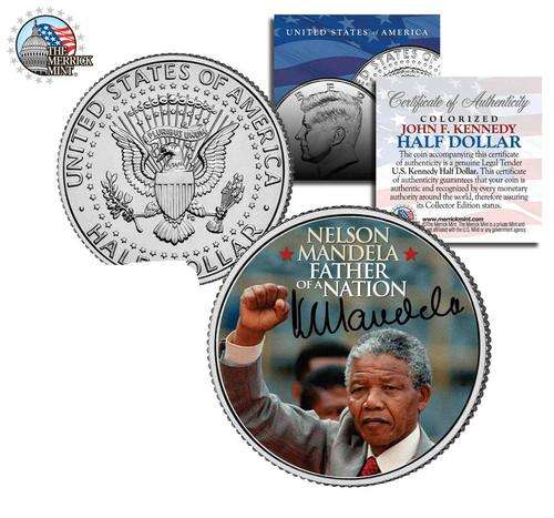 MANDELA Coin! With Certificate of Authenticity. Special Coin!