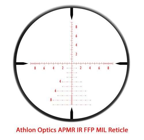 Athlon Argos BTR 6-24X50 FFP IR Mil Reticle Rifle Scope (Athlon Life Time Warranty)