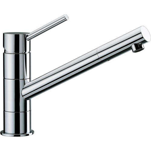 Chrome Monobloc Swivel Spout Kitchen Sink Mixer Taps (56076)
