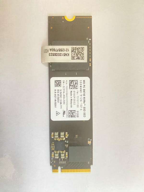 NMVe SDD 512 GB