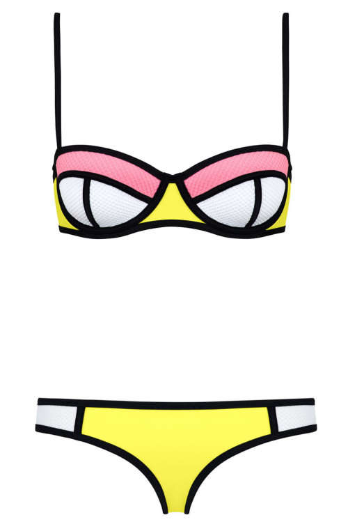 **ACTUAL IMAGES** Stunning Yellow Block Bikini Set. Size L. RETAIL R490!!!