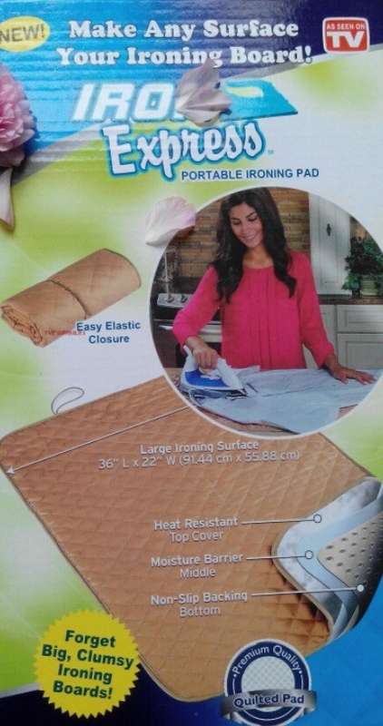Iron Express. PORTABLE IRONING PAD!!