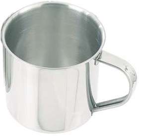 10cm Big Stainless Steel Coffee Mug. REDUCED TO CLEAR. See our other clearance auctions!