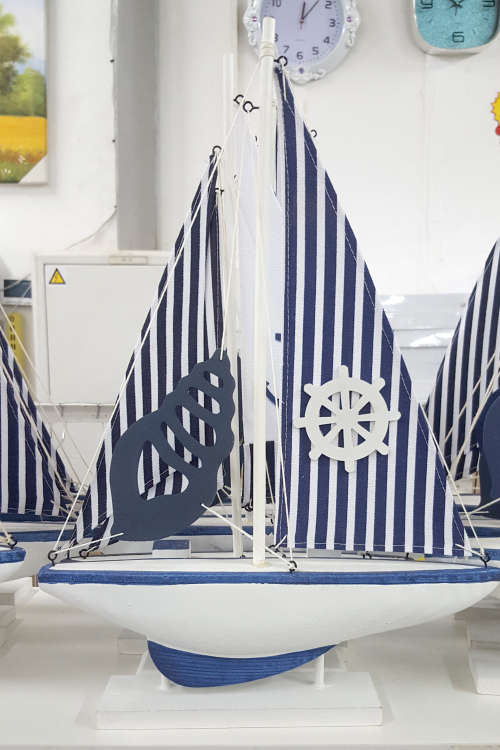 Beautiful BIG Home decor ship 45x30cm! Please read listing.