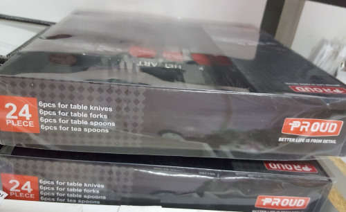 REDUCED TO CLEAR!!! 24pc stainless steel cutlery set. See our other clearance auctions!