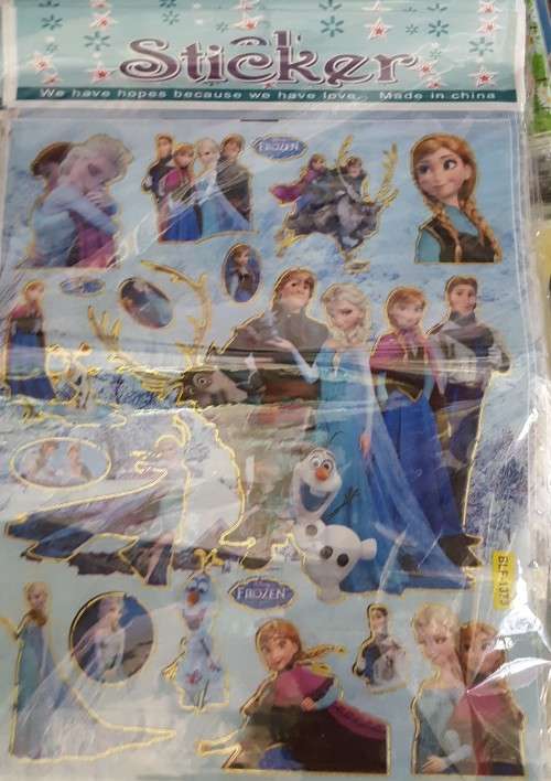 REDUCED TO CLEAR!! Stickers! Frozen/Cars/Princess etc. See our other clearance auctios!