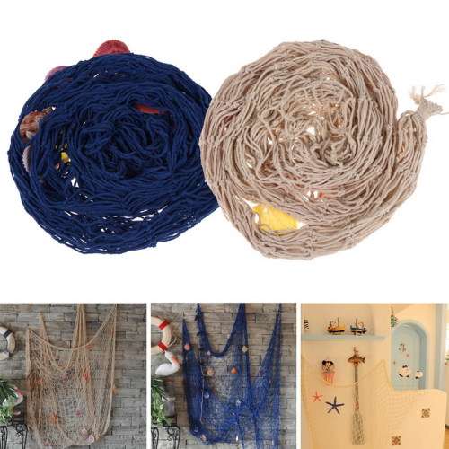 REDUCED TO CLEAR! Decorative fishing net with shells. View other clearance auctions