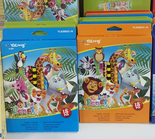 REDUCED TO CLEAR!!! 18 piece color pencils set. View other clearance auctions!