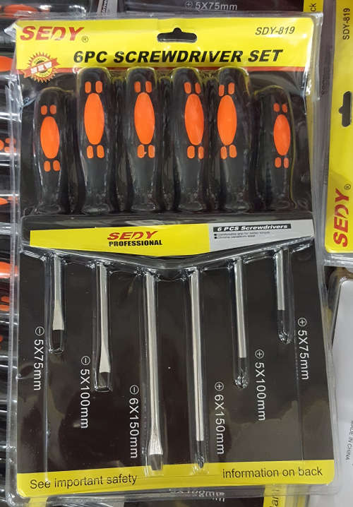 6pc screwdriver set. REDUCED TO CLEAR!! View other clearance auctions!!