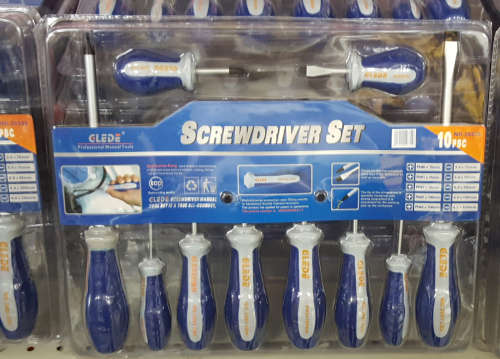 10pc screwdriver set. REDUCED TO CLEAR!! View other clearance auctions!!