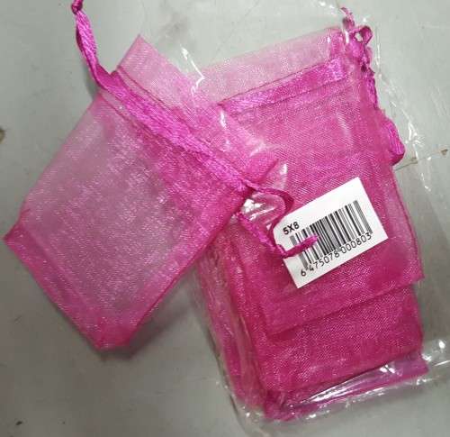 Organza bags 5x8cm! 10 bags PER BID!!! Various colors! CLEARANCE SALE!!! Please read listing.