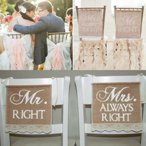 REDUCED TO CLEAR! Mr Right & Mrs Always Right' decor. View other clearance auctions