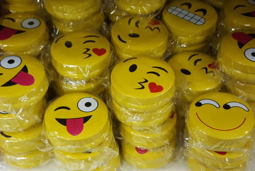 Modern emoji tin box!! CLEARANCE SALE!!! View other clearance auctions!.