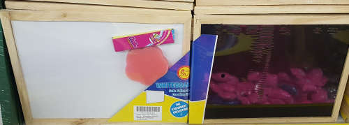 White&black board in one! Chalk&eraser included!! REDUCED TO CLEAR!!! See other clearance auctions!.