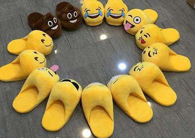 Modern emoji slippers!! CLEARANCE SALE!!! View other clearance auctions!.
