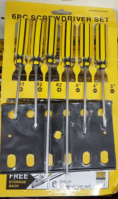 6pc screwdriver set. REDUCED TO CLEAR!! View other clearance auctions!!