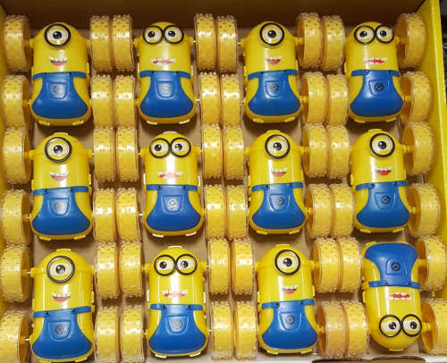 Minion double sided flip car. REDUCED TO CLEAR!! See other clearance auctions!