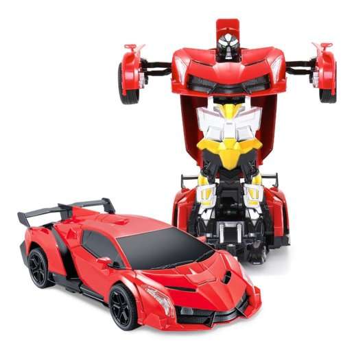 Warrior transformation METAL robot with shield and sword extra!! Red/yellow. PERFECT GIFT.
