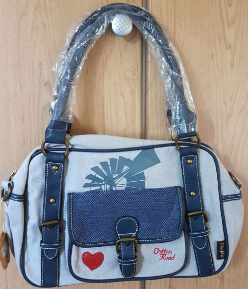 Original Cotton Road Bag- Windmill Heart. LOTS OF AUCTIONS STARTING AT R1!!