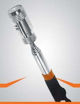 Lighted Magnetic Pick-up tool! Long reach telescopic handle extends to over 31".