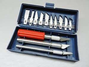 13 Piece Hobby Knife Set.