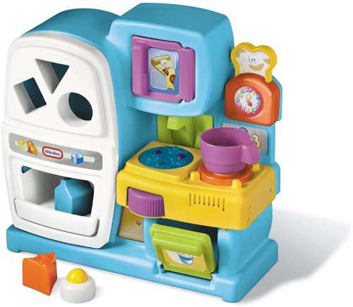 Awesome Shape sorter kitchen set with extra eccessories!! Lights and sound! Blue/Pink.