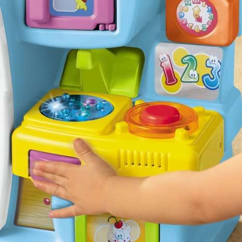 Awesome Shape sorter kitchen set with extra eccessories!! Lights and sound! Blue/Pink.