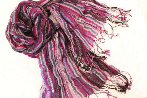 Gorgeous Wrinkled scarves. Beautiful patterns!! Set of 6!!