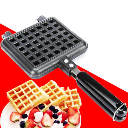 Non-stick waffle mold.