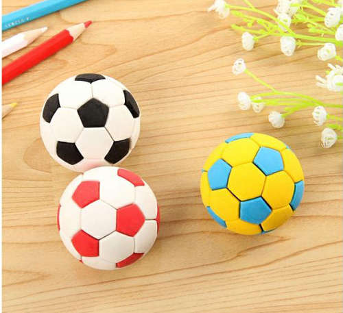 DIY Soccer Ball Eraser Set | Pack of 3