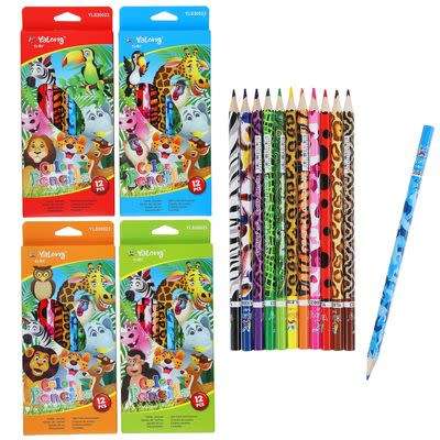 12 Piece Colour Pencils | Animal World