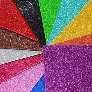 Eva Glitter sheets 20x30cm | 10 sheets