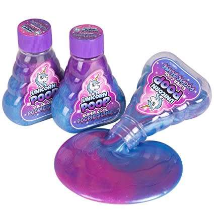 Unicorn Poop Slime | 3 Bottles