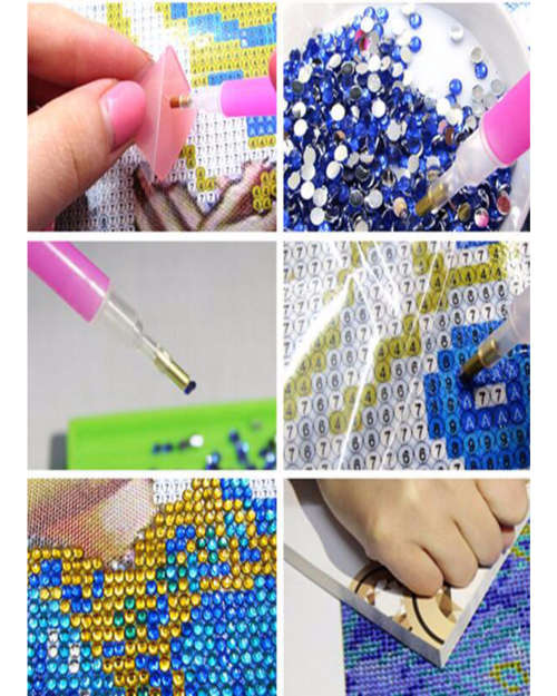 Full Diamond Dot Painting Kit (30x30cm) - Variety of Designs to Choose from!!!