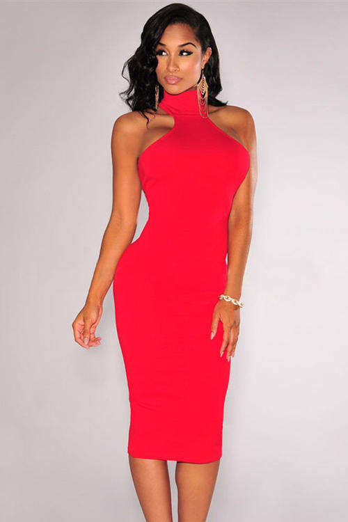 Gorgeous Black/White/Red Color Mini Dress- STARTING AT R1!!!!